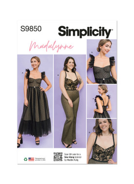 Simplicity Designs by Karen Z Pattern 2249 Womens Dress in 2 Lengths,  Tunic, and Skirt Sizes 20W-28W