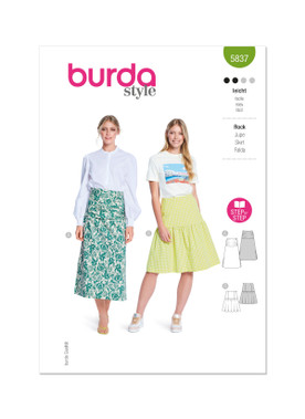 Top Capri Pants and Skirt Girls Sewing Pattern Simplicity 5504