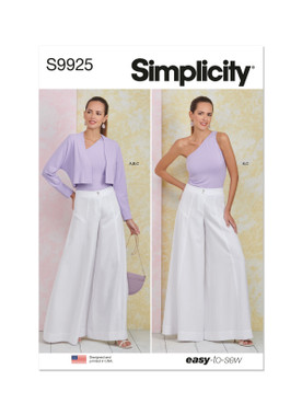 Simplicity Patterns US8455D5 Misses, Petite Blouse with Length