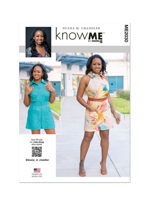 McCall's ME2030 (PDF) | Misses' Dress and Romper | Front of Envelope