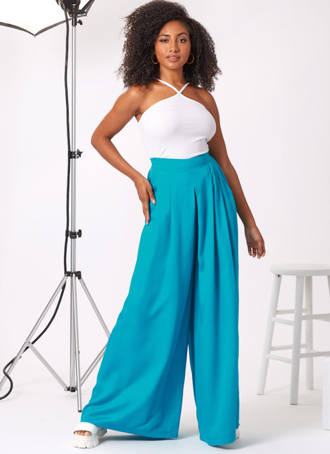 Camel High Waist Wide Leg Trousers | New Look