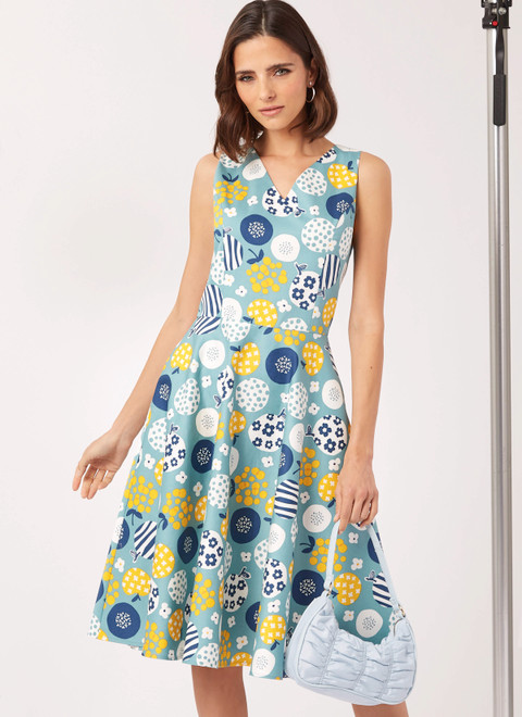 N6748 | Misses' Dress With Sleeve Variations | New Look