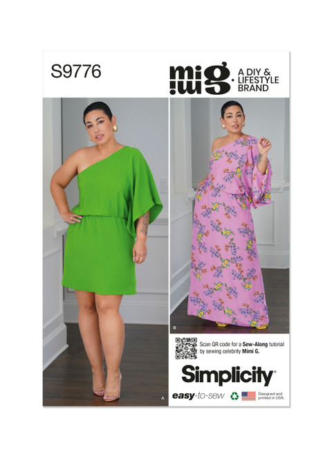 Simplicity S9776 | Misses' Caftan In Two Lengths by Mimi G Style | Front of Envelope