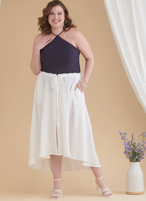 Simplicity S9787 | Women's Skirt With Hemline Variations