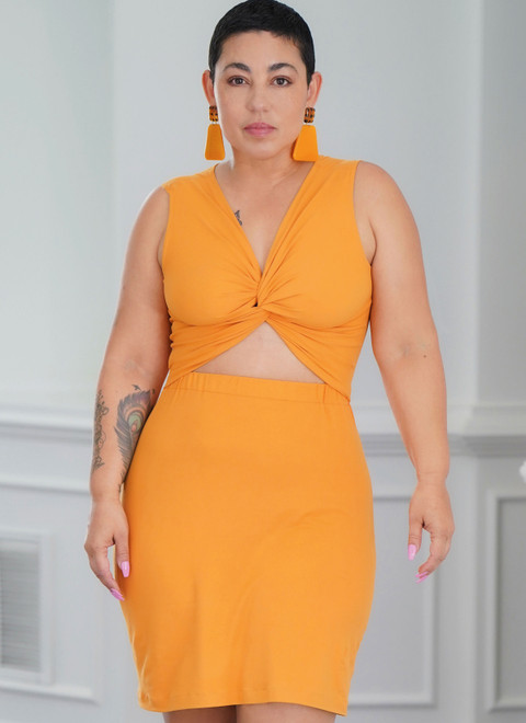 S9778 (PDF) | Misses' Knit Dress in Two Lengths by Mimi G Style