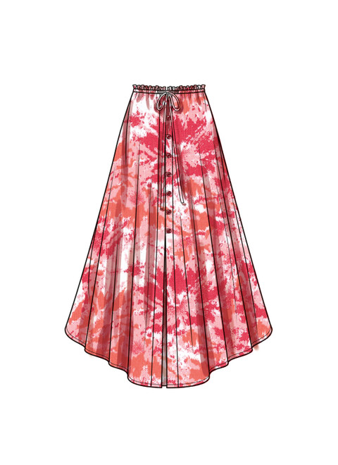 PDS9787 | Women's Skirt With Hemline Variations | Simplicity