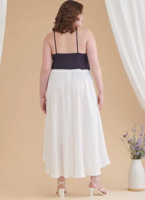PDS9787 | Women's Skirt With Hemline Variations | Simplicity