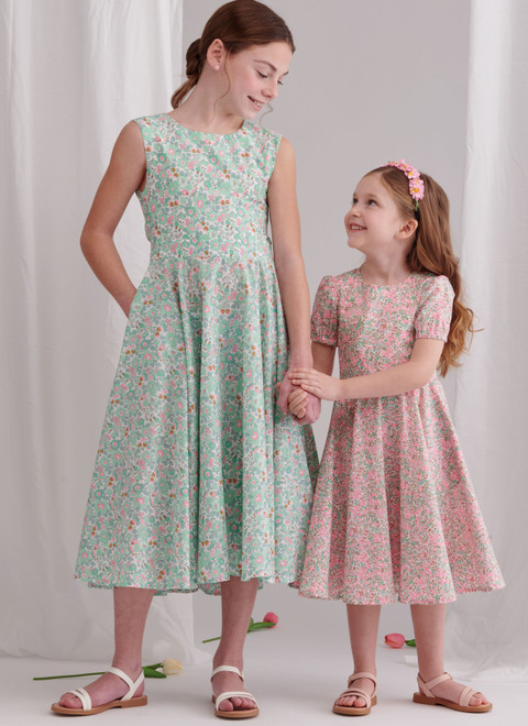 Simplicity S9799 (PDF) | Children's and Girls' Dresses