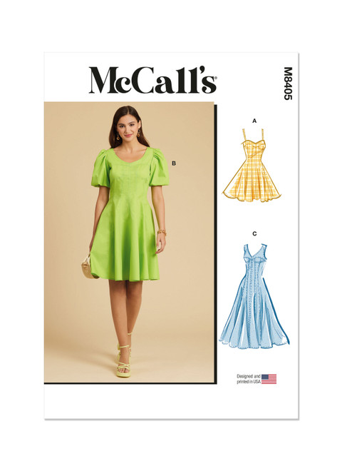 McCall's Misses's Dress With Sleeve and Length Variations | Front of Envelope