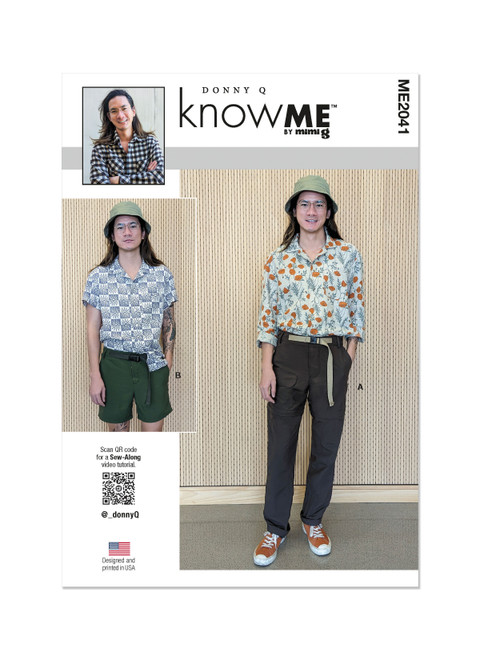 Know Me ME2041 | Men's Convertible Pants and Shorts  | Front of Envelope