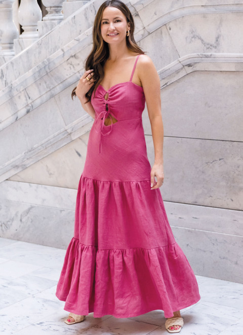 新品　エムミーエメ　2way check long mermeid dress Mmeeme 2way check long mermaid dress