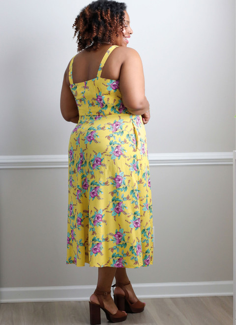 ME2040 (PDF) | Misses' and Women's Dress in Two Lengths