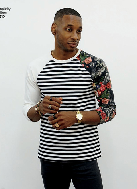 Simplicity S8613 (PDF) | Men's Knit Top by Mimi G Style