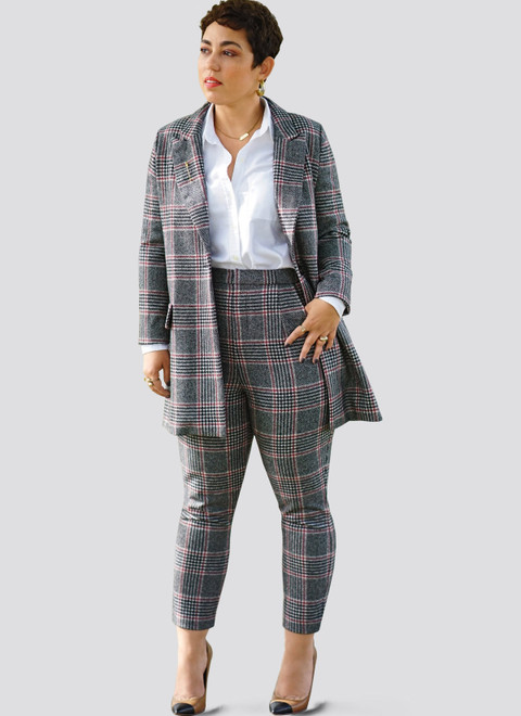 Simplicity S8749 (PDF) | Misses'/Women's Mimi G Style Coat and Pants