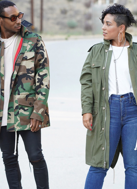 Simplicity S9052 (PDF) | Misses', Mens & Teens' Jacket & Hood By Mimi G Style
