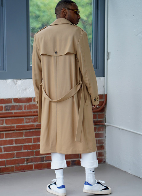 S9389 (PDF) | Simplicity Sewing Pattern Men's Trench Coat in