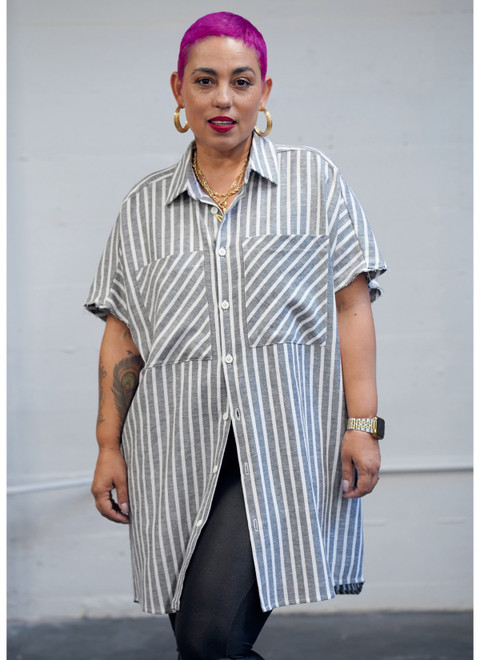 S9554 (PDF) | Unisex Shirt in Two Lengths | Simplicity