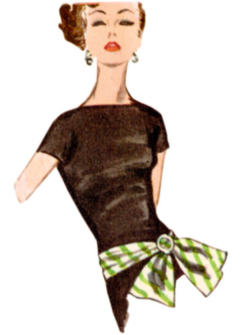 S9817 | Misses' Neckwear, Headband, Dickey and Sash-Belt