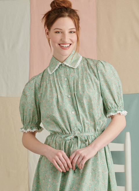 Simplicity S9835 | Misses' Dress and Pinafore Apron In Two Lengths by Elaine Heigl Designs