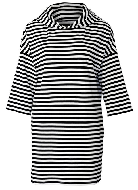 Burda 5851 - Cartamodello Cucito Per Abito Donna Con Cappuccio E Tasche - Taglie Forti 34-48 - Livello Facilità 1