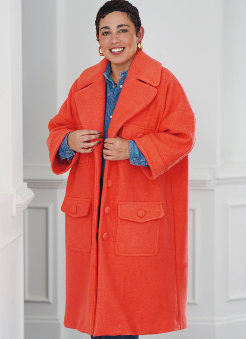 S9824 (PDF) | Misses' Coat in Two Lengths by Mimi G Style | Simplicity