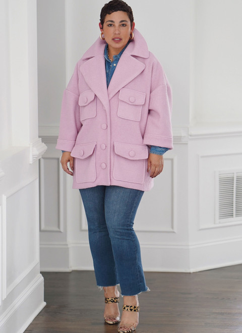 S9824 (PDF) | Misses' Coat in Two Lengths by Mimi G Style | Simplicity