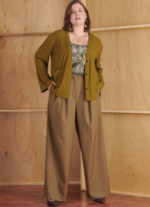S9827 (PDF) | Women's Pants in Two Lengths, Camisole and Cardigan