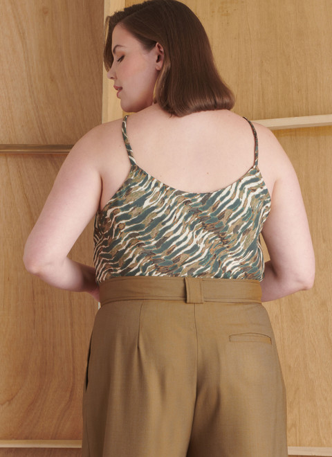 S9827 (PDF) | Women's Pants in Two Lengths, Camisole and Cardigan