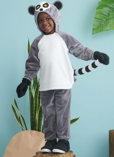 Simplicity S9842 | Children's Animal Costumes by Andrea Schewe Designs