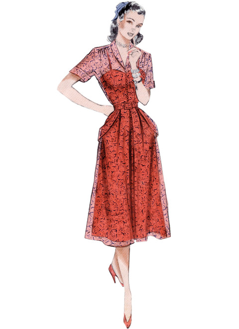 B6956 | Misses' Dress with Sleeve Variations | Butterick