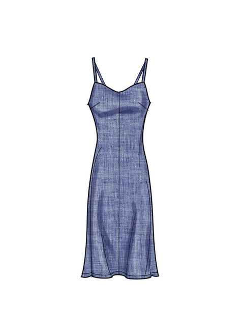 S9745 | Misses' Slip Dress in Three Lengths