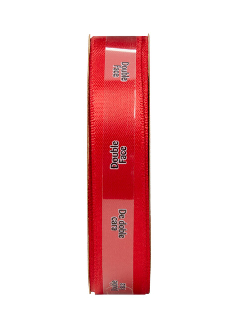 Offray Double Face Satin Ribbon Red, 5/8" x 21ft