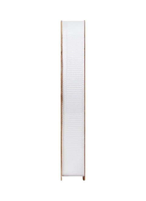 White Grosgrain Ribbon, 3/8x50 Yards