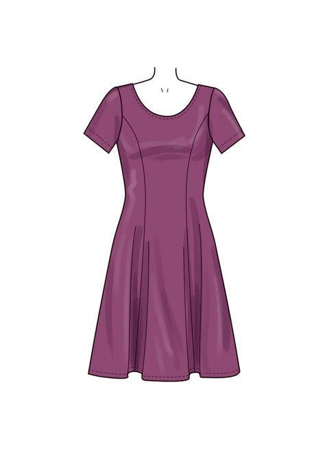 N6765 | Misses' Knit Dresses | New Look