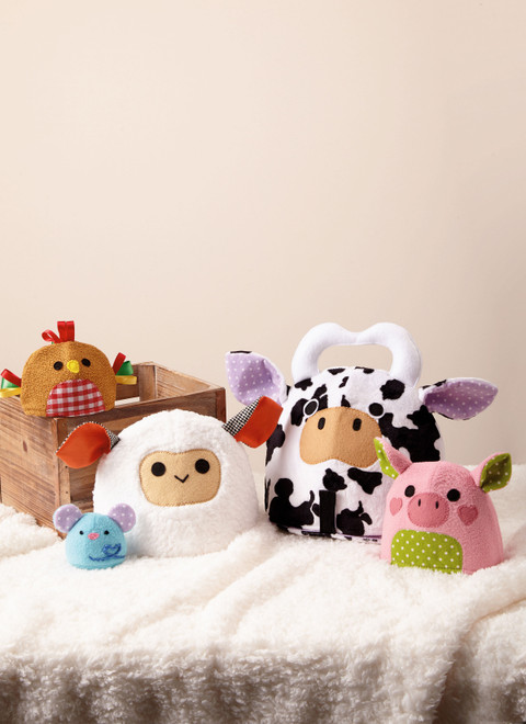 M8427 (PDF) | Plush Nesting Animals | McCall's