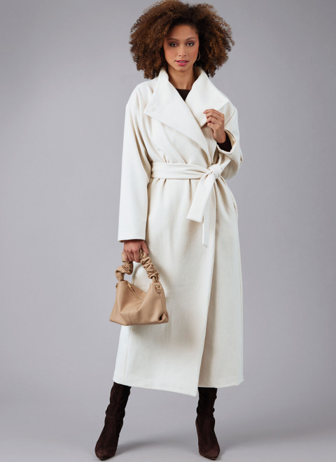 lottalove ホワイト コート M M8438 (PDF) | Misses' Coats and Vest | McCall's