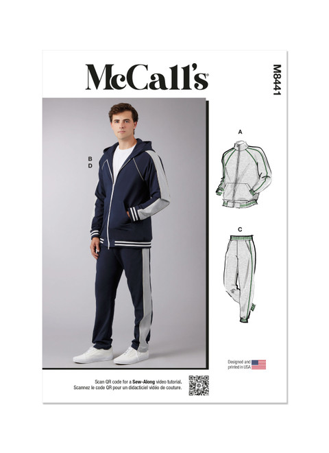 McCall Patterns M7637 XM Misses' and Men's Bomber Jackets Sewing Pattern,  Size SML-MED-LRG (7637) : Amazon.in: Home & Kitchen