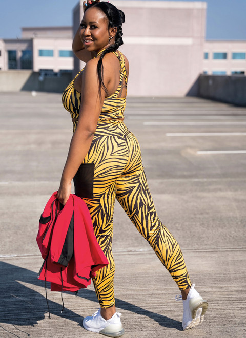 ME2051 (PDF) | Misses' Jacket, Bra Top, and Leggings by Duana M