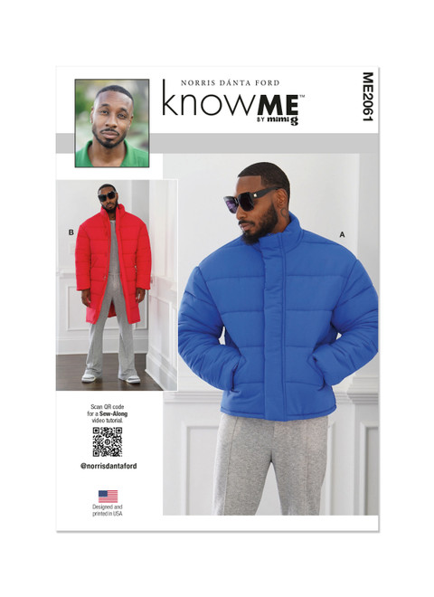 ME2061 | Men's Puffer Coat In Two Lengths by Norris Dánta Ford