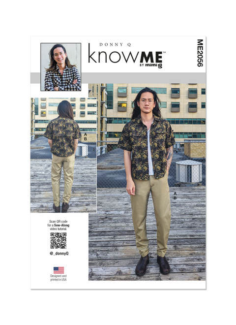 Know Me ME2056 | Men's Shirt and Pants by Donny Q | Front of Envelope