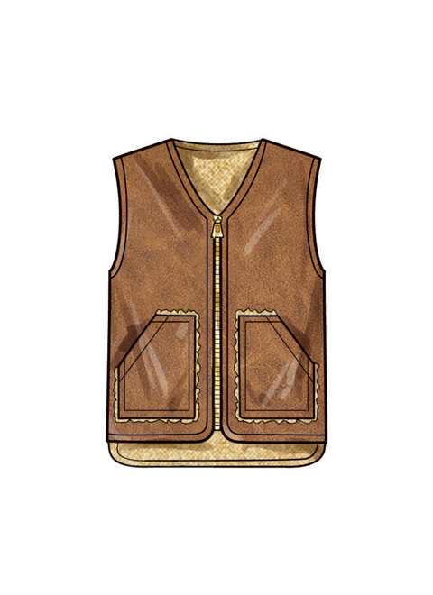 S9860 | Children's, Teens' and Adults' Lined Vests for American