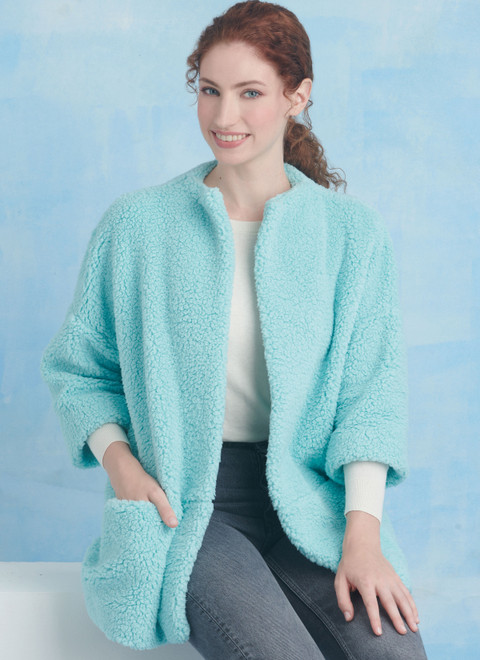 S9853 (PDF) | Misses' Coats and Scarf by Elaine Heigl Designs