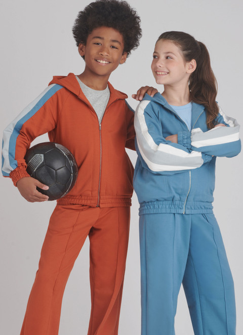 S9865 (PDF) | Girls' and Boys' Jacket and Pants | Simplicity