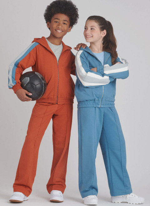 S9865 (PDF) | Girls' and Boys' Jacket and Pants | Simplicity