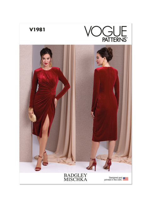 My Favorite Patterns for Dressing　アンティーク Vogue Patterns V2005 Misses' Dress in Two Lengths with