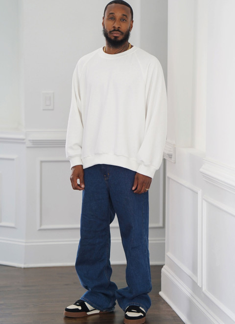 S9897 | Unisex Sweatshirt in Two Lengths By Norris Danta Ford | Simplicity