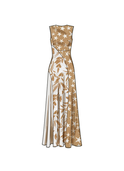 S9886 (PDF) | Misses' Dress with Length Variations | Simplicity