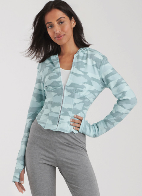 Simplicity S9895 | Misses' and Women's Jacket and Knit Leggings