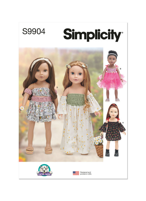 Sharp Dressed Dolls The Marlene Dress Pattern for 18 inch American Girl  Dolls