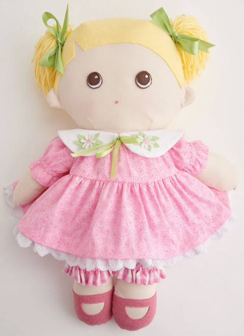 Simplicity S9910 | Plush dolls with clothes and plush pets By Elaine Heigl Designs